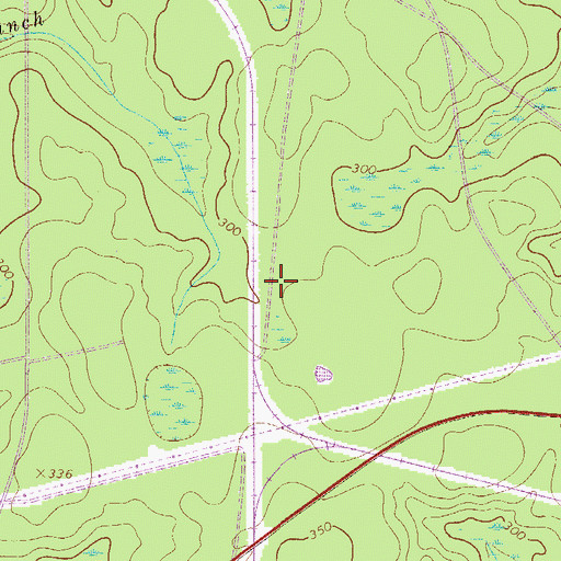 Topographic Map of Canaan Church (historical), SC