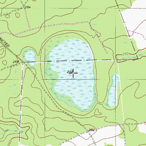 Topographic Map of Craigs Pond, SC