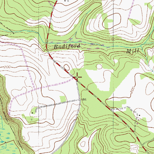 Topographic Map of Ellis Store (historical), SC