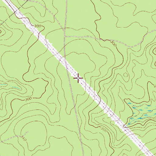 Topographic Map of Fair Branch Church (historical), SC