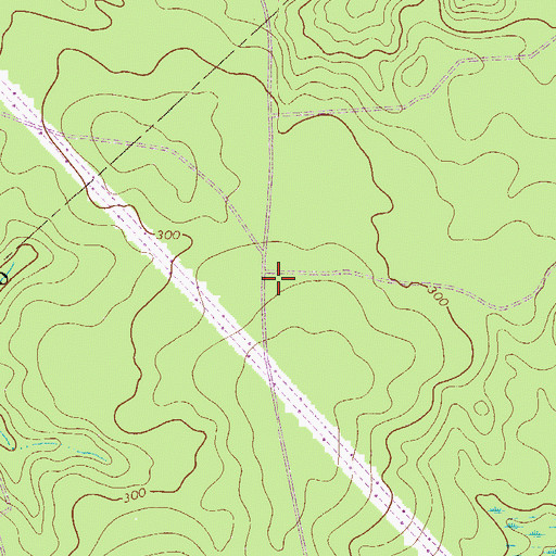 Topographic Map of Fair Branch School (historical), SC