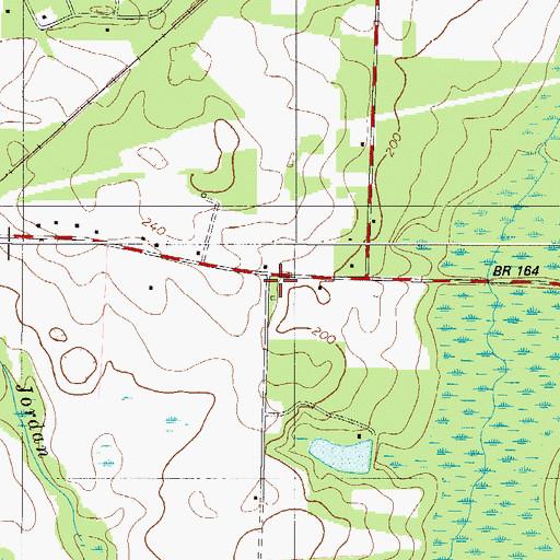 Topographic Map of Galilee School (historical), SC