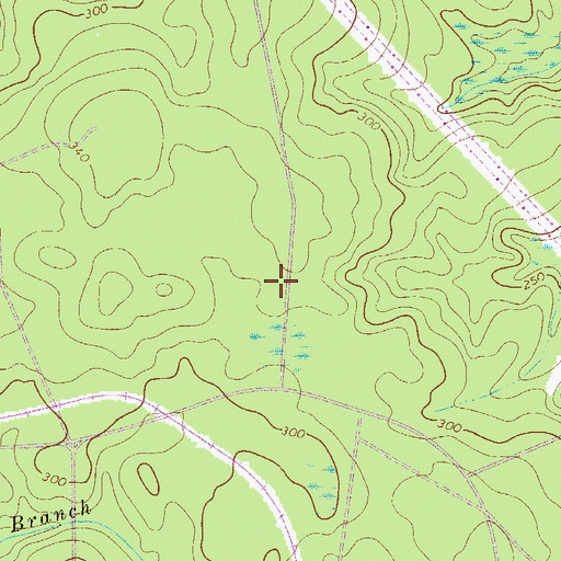 Topographic Map of Greenland School (historical), SC