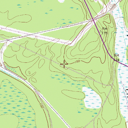 Topographic Map of Griffins Store (historical), SC