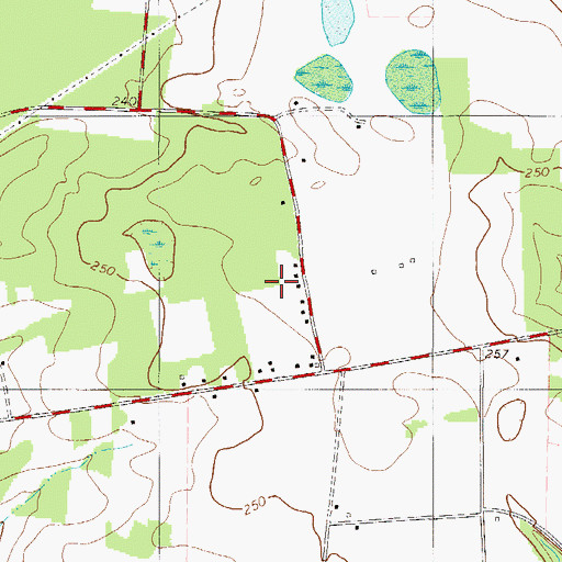 Topographic Map of Hercules School (historical), SC