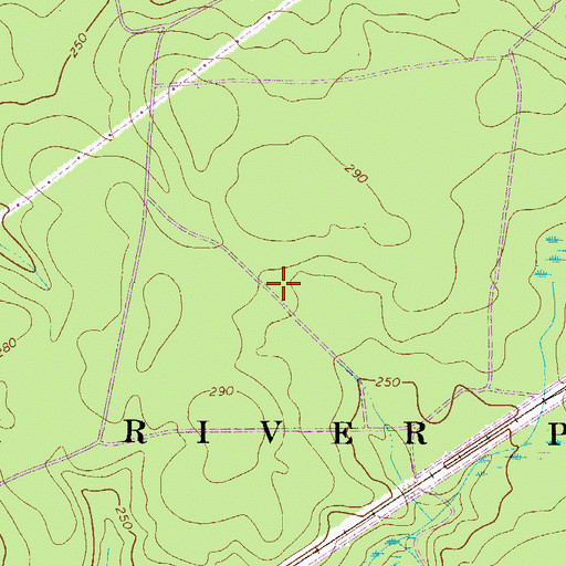 Topographic Map of Mission Church (historical), SC