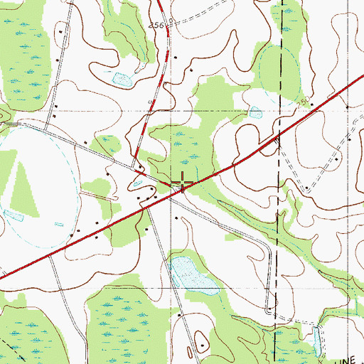 Topographic Map of Opossum College (historical), SC