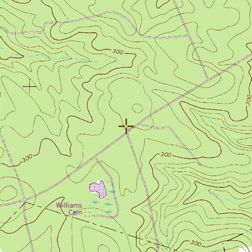 Topographic Map of Pleasant Mount Church (historical), SC
