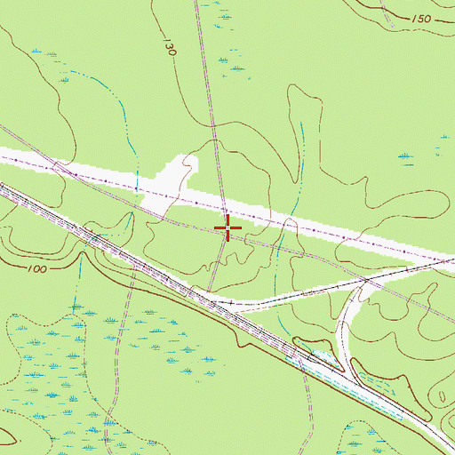 Topographic Map of Robbins (historical), SC