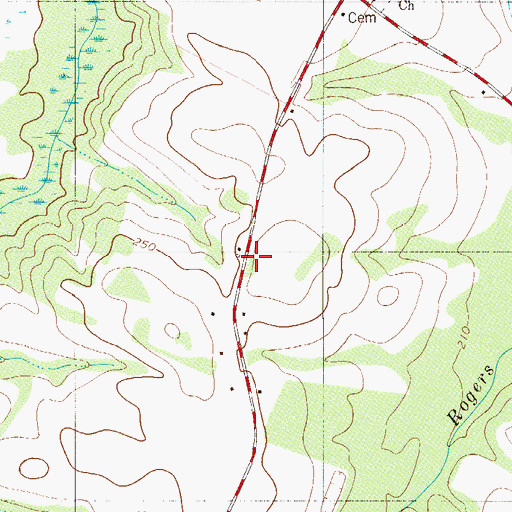 Topographic Map of Sunshine School (historical), SC