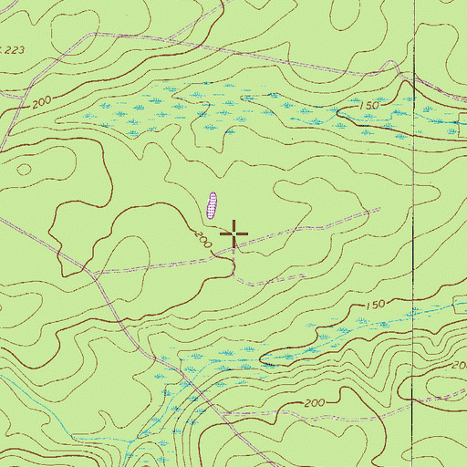 Topographic Map of Thomas Grove School (historical), SC