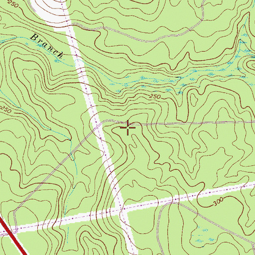 Topographic Map of Union Branch School (historical), SC