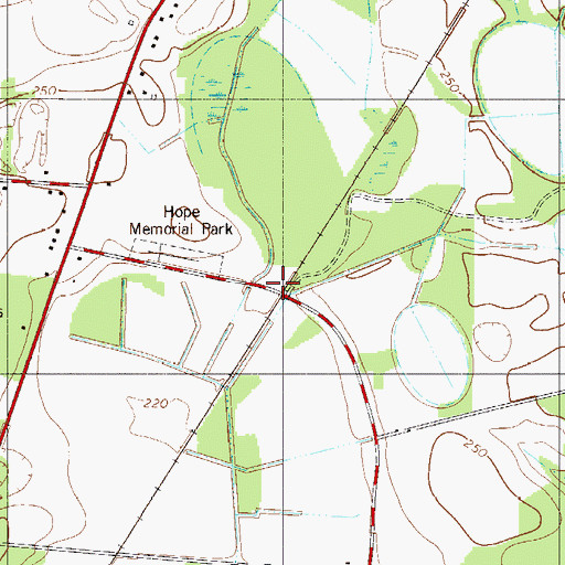 Topographic Map of Yale (historical), SC