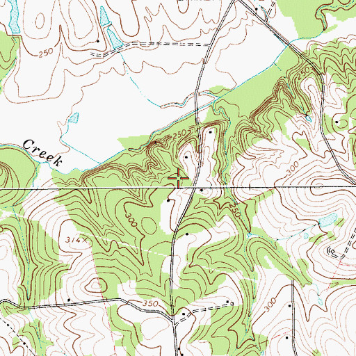 Topographic Map of Davidson Grove School (historical), SC