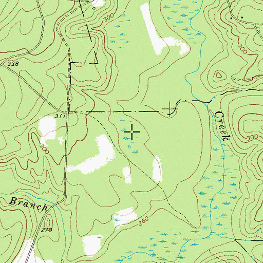 Topographic Map of Egg Pond, SC