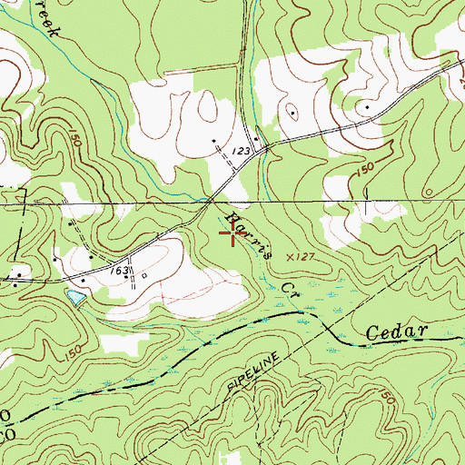 Topographic Map of Evans Mill (historical), SC