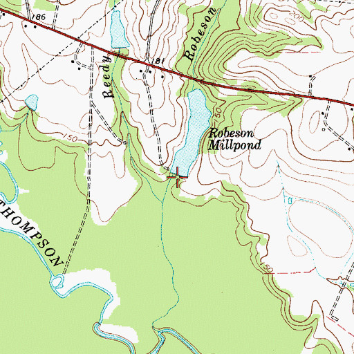 Topographic Map of Fords Mill (historical), SC