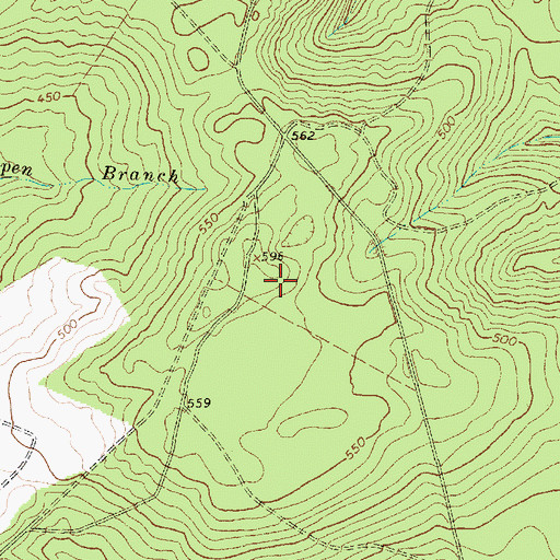 Topographic Map of King Sand Hills, SC
