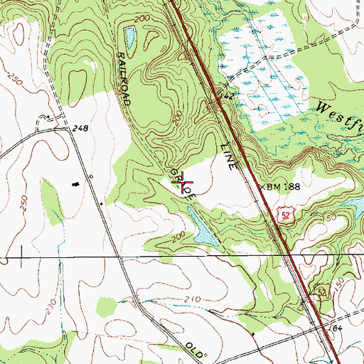 Topographic Map of Laneys (historical), SC