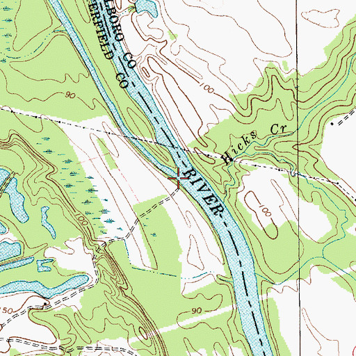 Topographic Map of Little Pedee River, SC