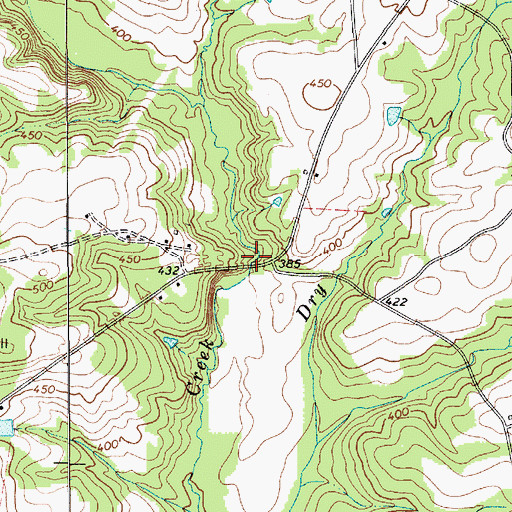 Topographic Map of McMillan Mill (historical), SC