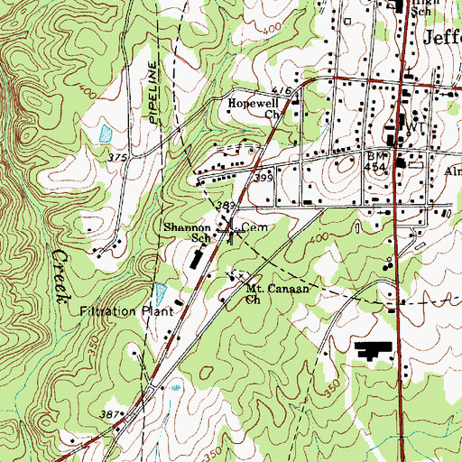 Topographic Map of Mount Ariel Church, SC