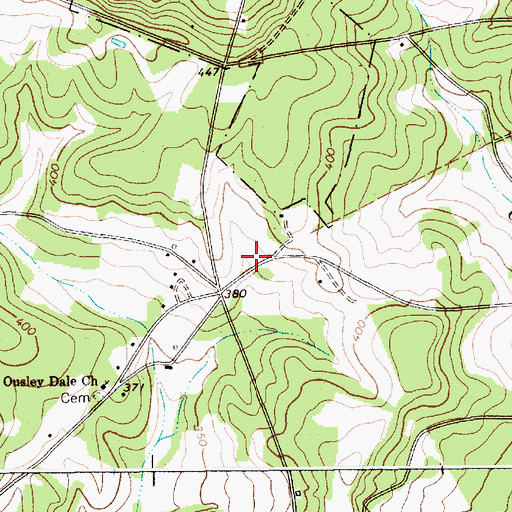 Topographic Map of Ousleydale School (historical), SC