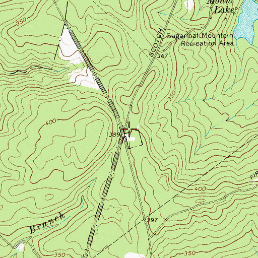Topographic Map of Palmetto Church (historical), SC