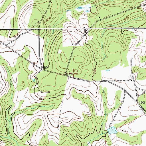 Topographic Map of Piney Grove Church (historical), SC
