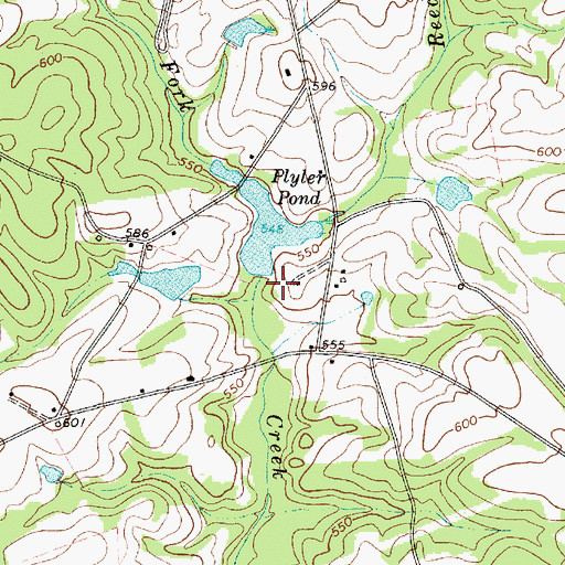 Topographic Map of Plyers Mill (historical), SC