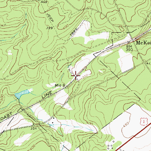 Topographic Map of Thirty-seven Mile Siding (historical), SC