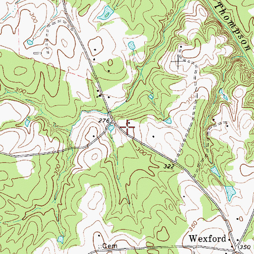 Topographic Map of Timmonsville School (historical), SC