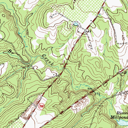 Topographic Map of Welshs Mill (historical), SC