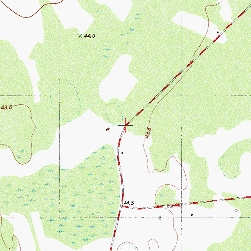 Topographic Map of Cones Store (historical), SC