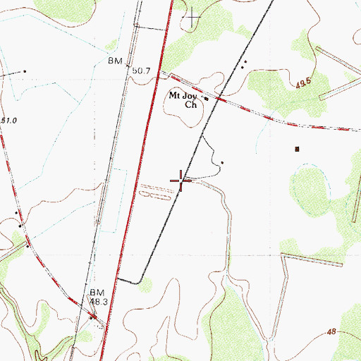 Topographic Map of Weekleys Store (historical), SC