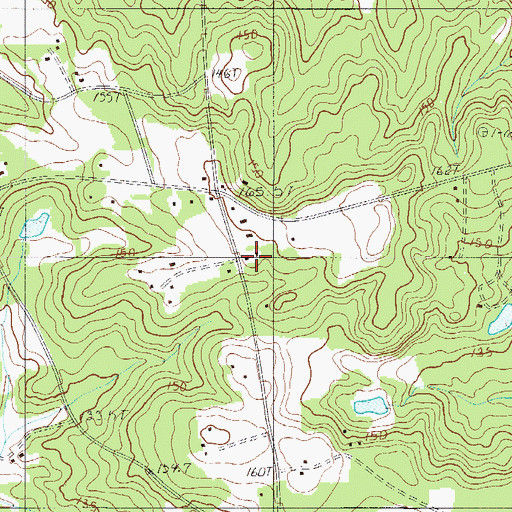 Topographic Map of Boiling Springs School, SC
