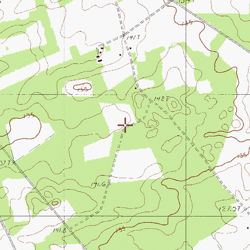Topographic Map of Saint James School, SC