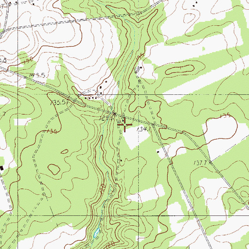 Topographic Map of Smith School, SC