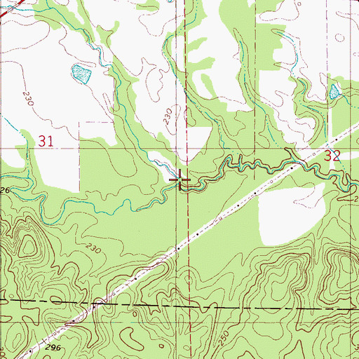 Topographic Map of Mundy Branch, AL