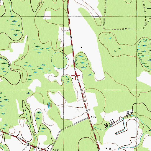 Topographic Map of Central School (historical), SC