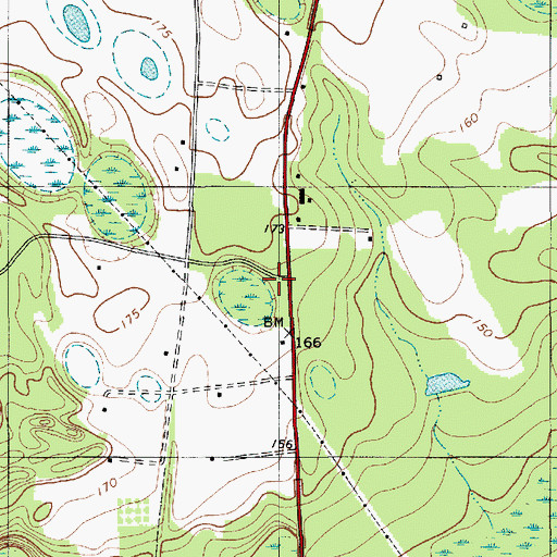 Topographic Map of Chapel Hill Church (historical), SC