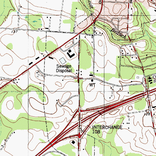 Topographic Map of Chapel Hill Church (historical), SC