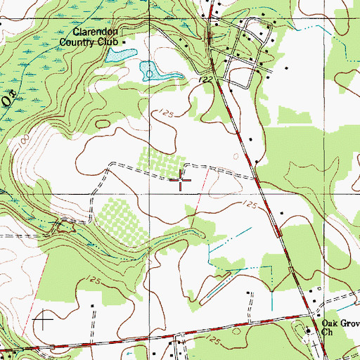 Topographic Map of Country Club Estates, SC