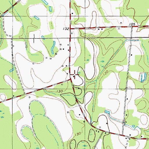 Topographic Map of Deep Creek School (historical), SC