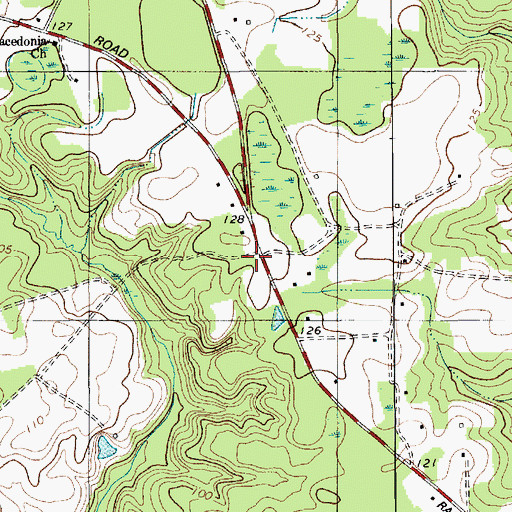 Topographic Map of Duffie School (historical), SC