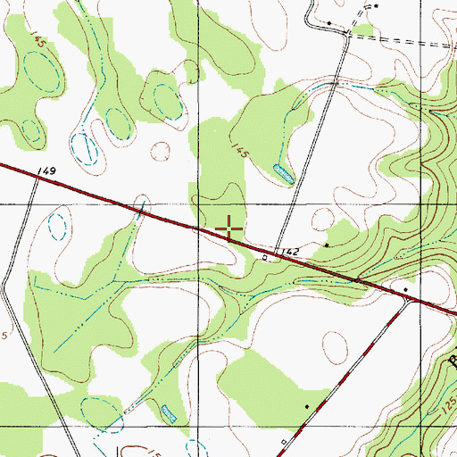 Topographic Map of Eden Street School (historical), SC