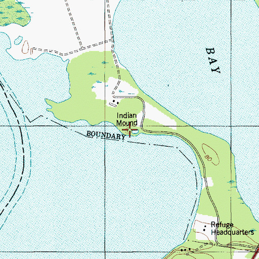 Topographic Map of Fort Watson (historical), SC