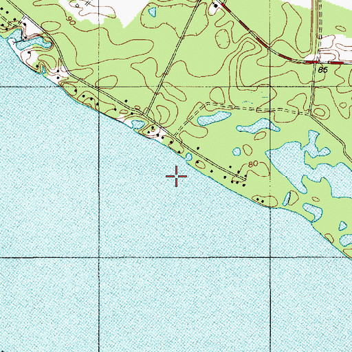 Topographic Map of Prince Pond (historical), SC