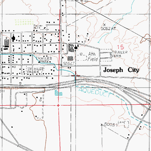 Topographic Map of The Old Fort Historical Monument, AZ