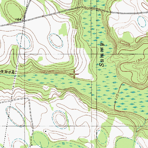 Topographic Map of Rockland School (historical), SC